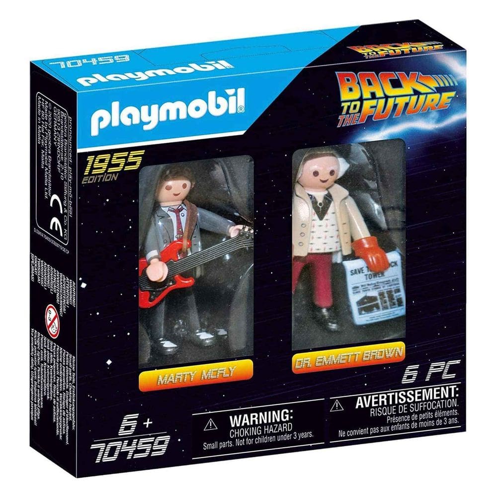 Playmobil 70459 De volta ao futuro Marty e Doc PlaySet