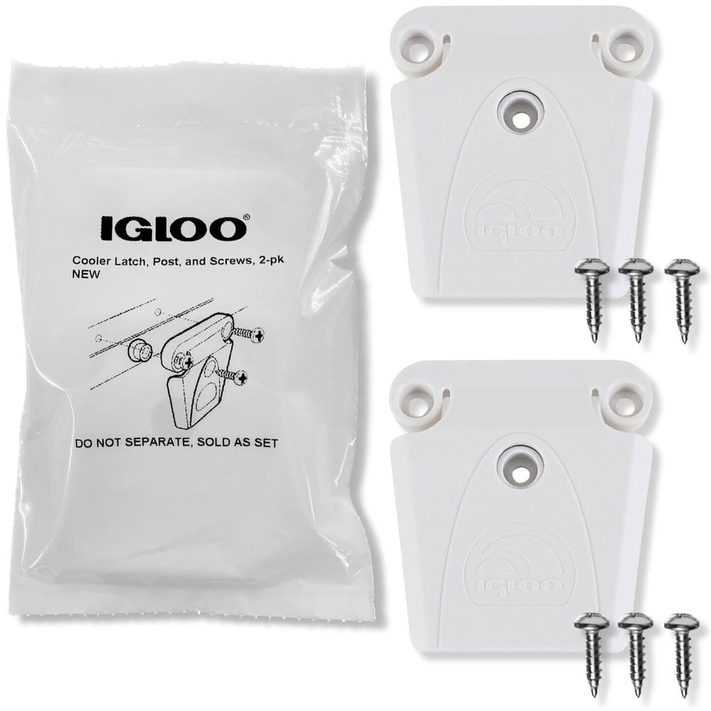 Conjunto de 2 postes e parafusos de trava do refrigerador para o refrigerador Igloo