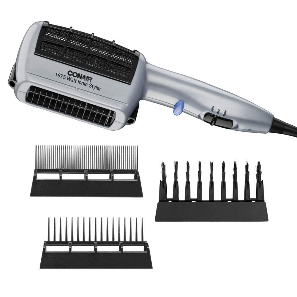Secador de cabelo Conair 3 em 1 1875 W com tecnologia iônica 3 anexos