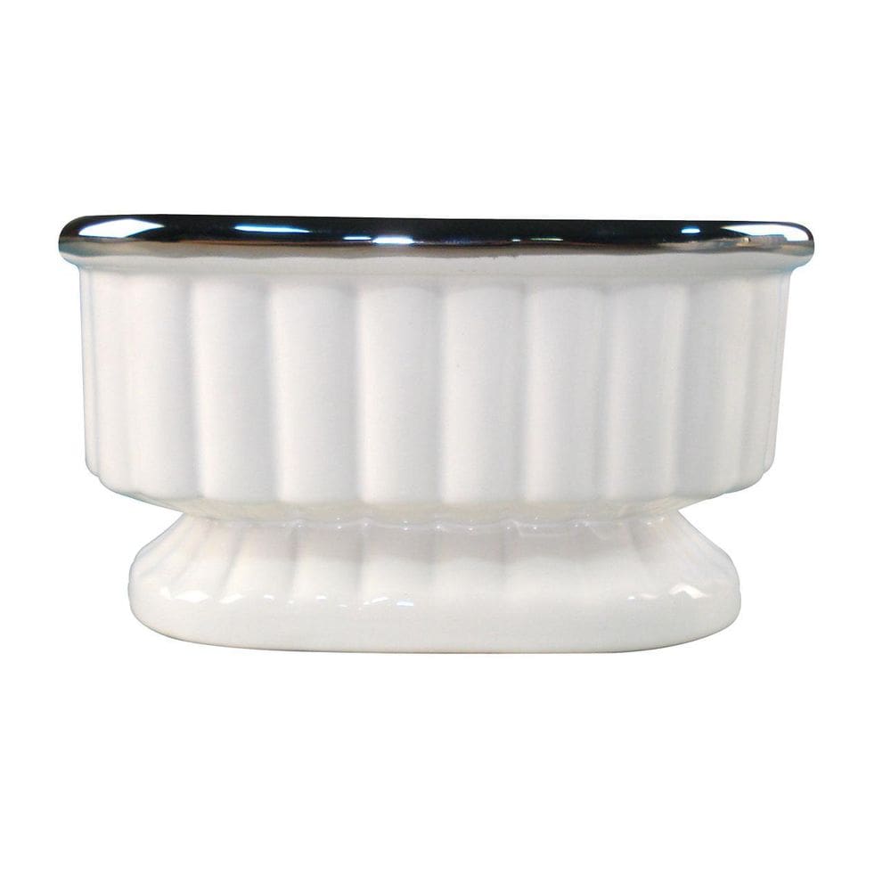 Floreiro / Vaso De Cerâmica 20Cm - Branco