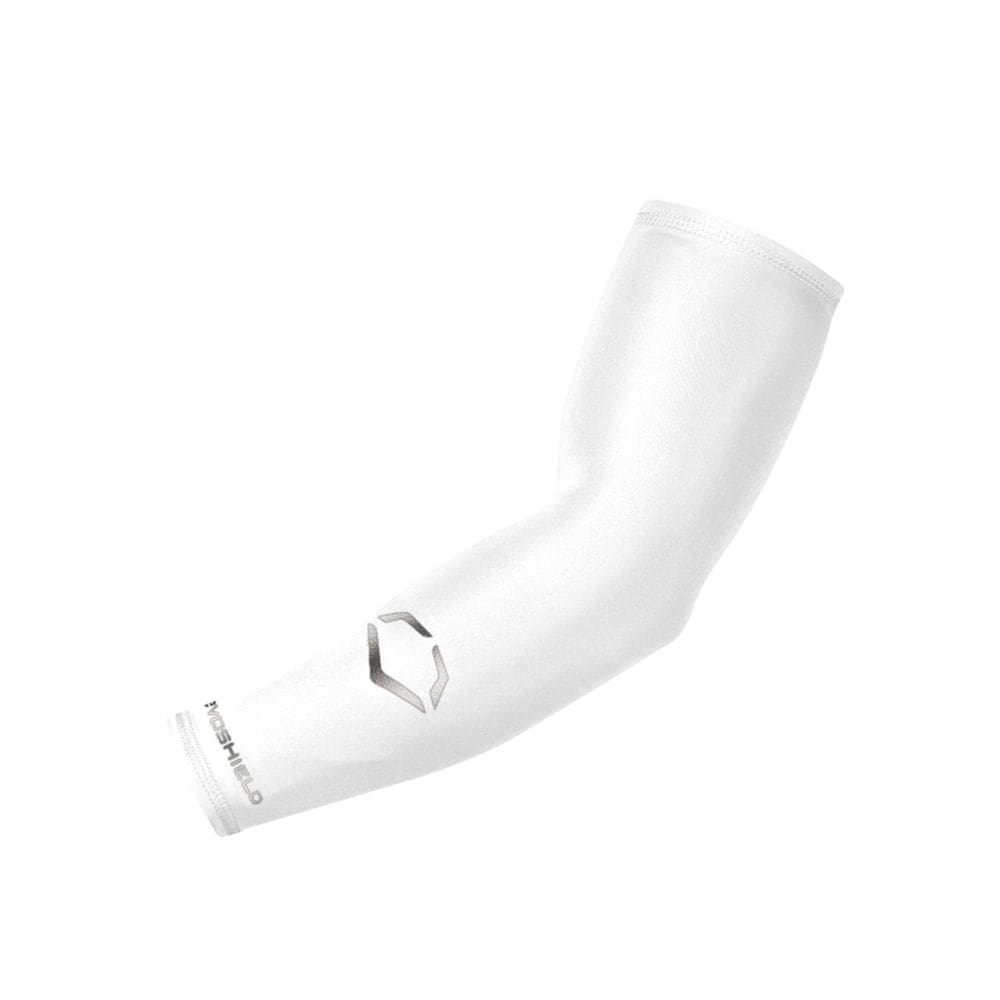 Manga de braço EvoShield Solid Compression Adult Team White