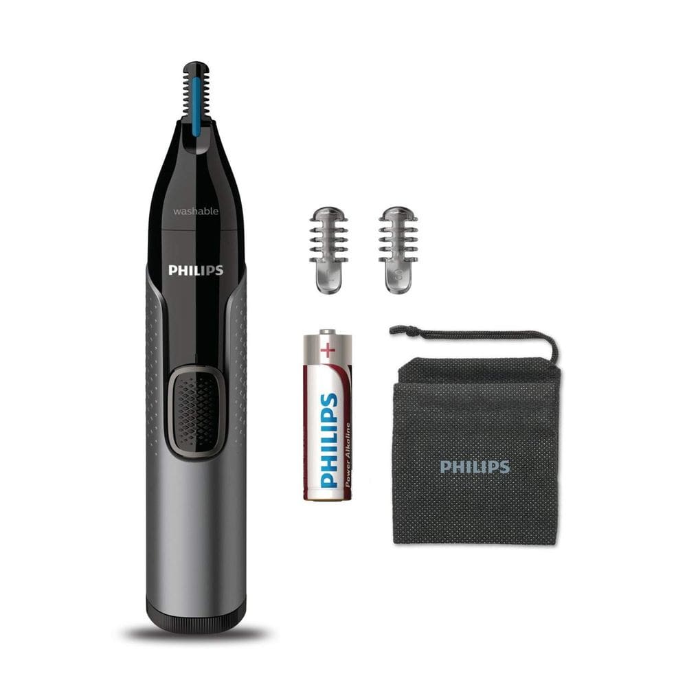 Aparador de nariz Philips Nt3650/16 para nariz, orelha e sobrancelha cinza