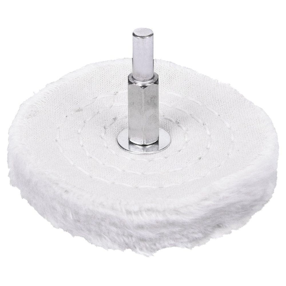 Roda De Polimento 3 Pol Haste 1/4 Algodão - Worker