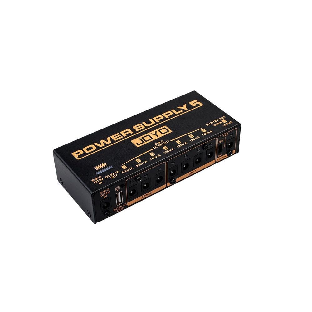 Fonte 8 Pedais Recarregável Joyo Power Supply 5