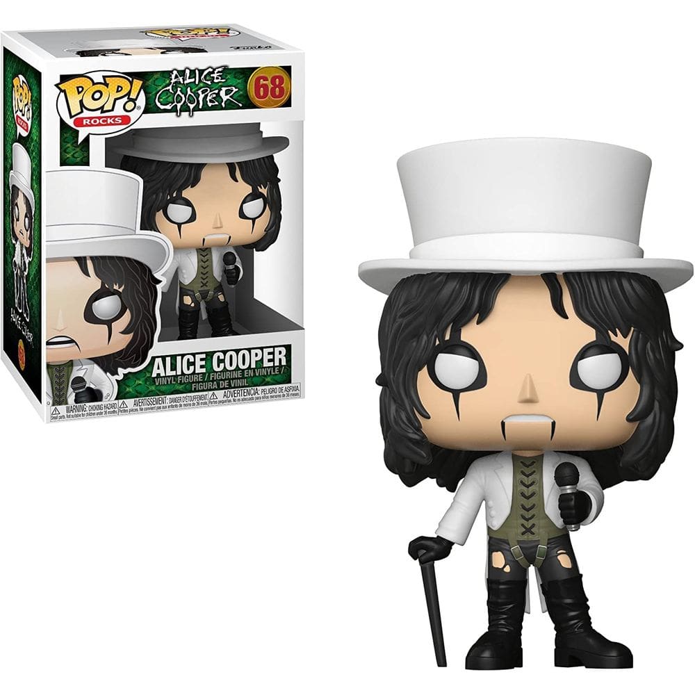 Boneco colecionável Funko POP! Pedras Alice Cooper multicoloridas