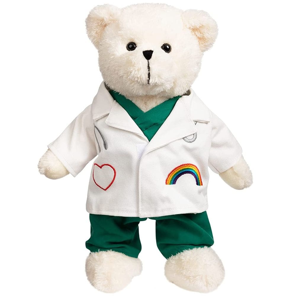 Ursinho de pelúcia de pelúcia HollyHome Doctor Bear 40 cm