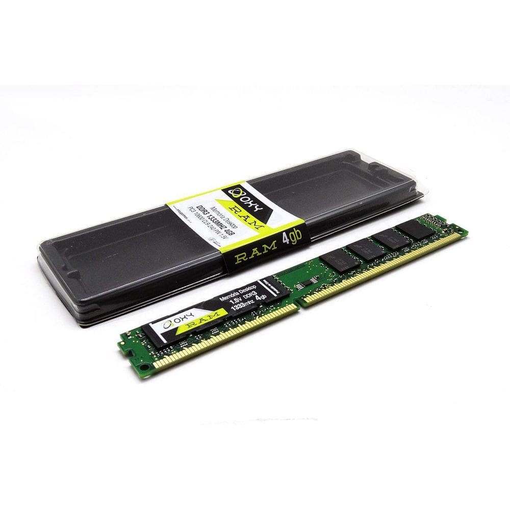 Memória RAM Desktop DDR3 1333MHZ 4GB Oxy