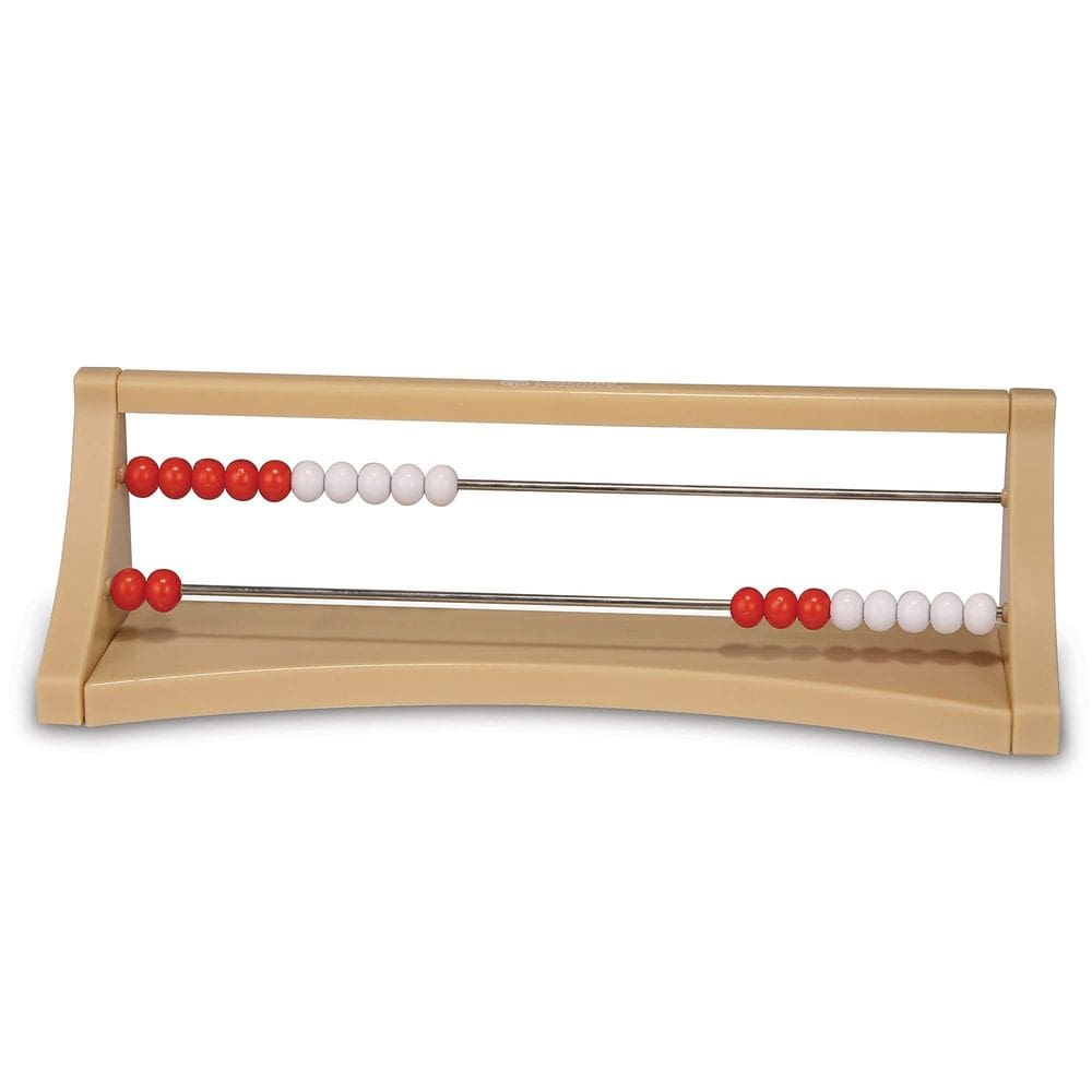 Recursos de aprendizagem do Counting Frame Rekenrek 2-Row 5+ Years