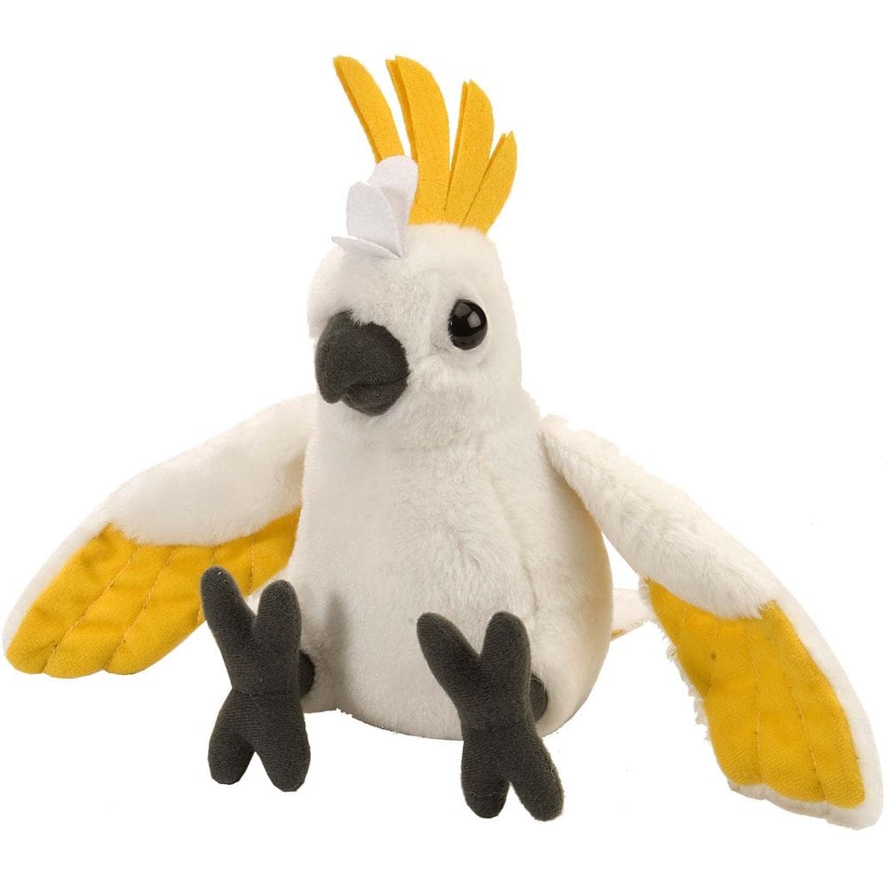 Brinquedo de pelúcia Wild Republic Cockatoo Cuddlekins para crianças de 20 cm
