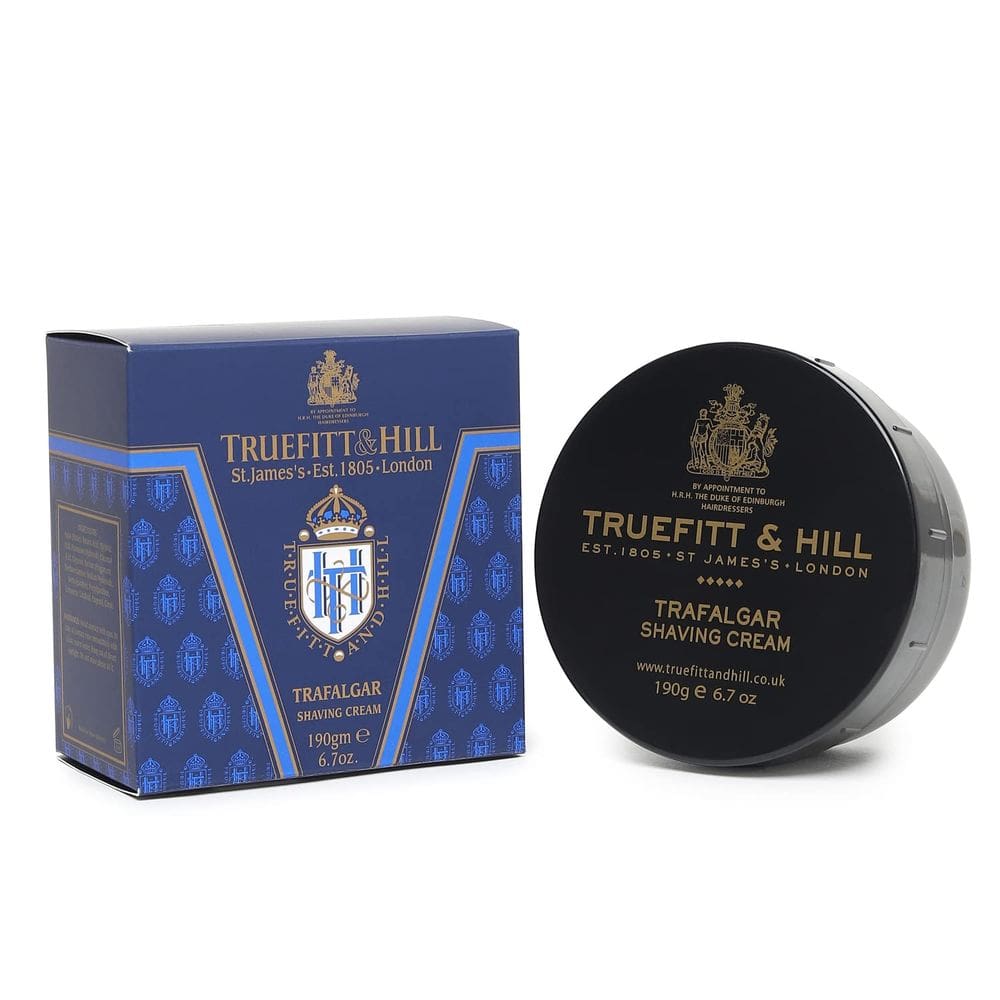 Taça de creme de barbear Truefitt & Hill Trafalgar 200ml para homens