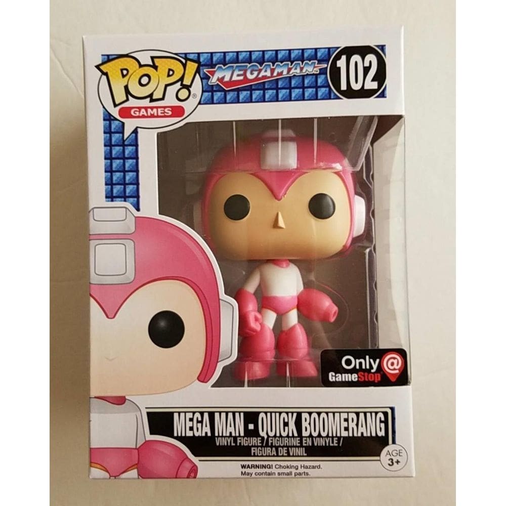Funko POP! Jogos exclusivos para Mega Man Quick Boomerang #102