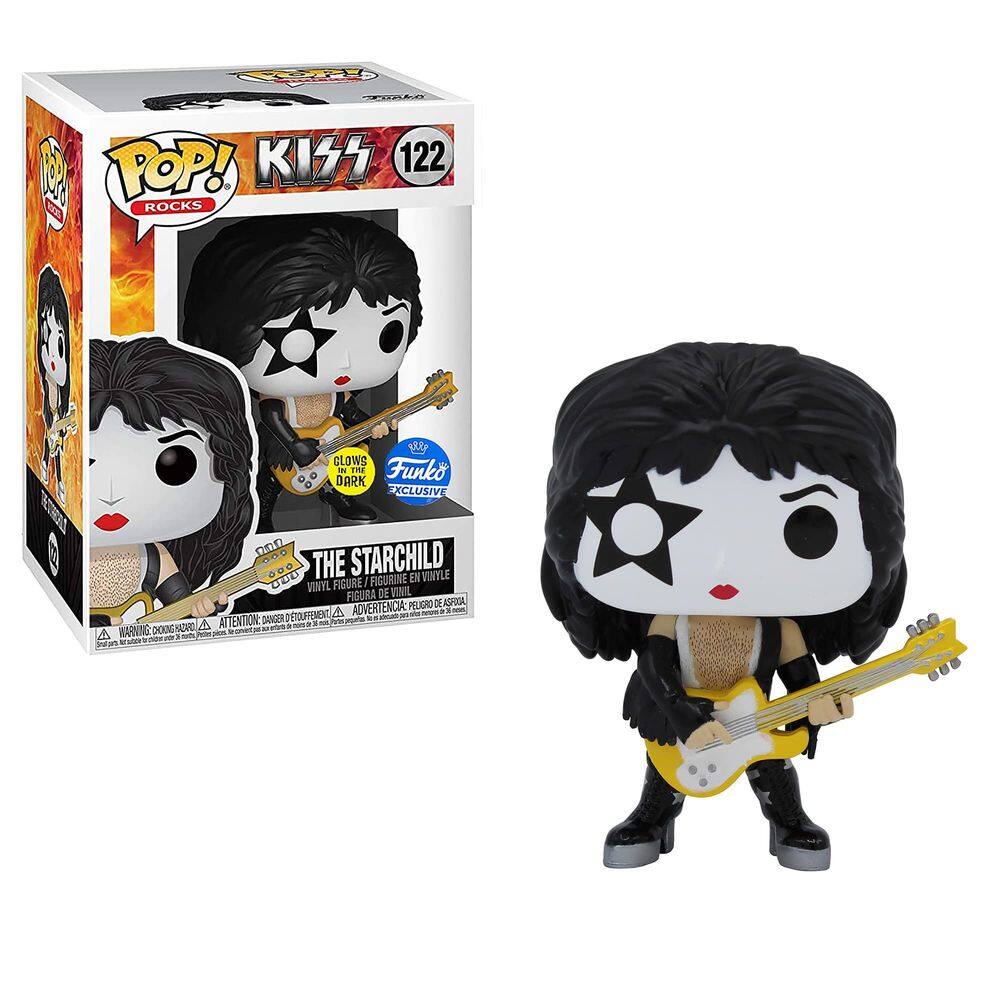 Funko POP colecionável! KISS The Starchild Glow in the Dark