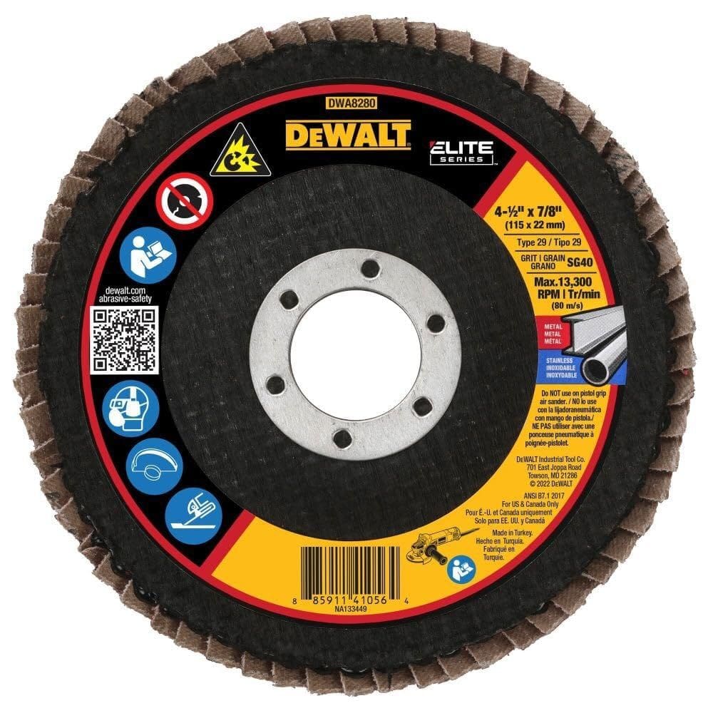 Disco de aba DEWALT DWA8280 40G T29 Xp Ceramic 115 mm x 22 mm