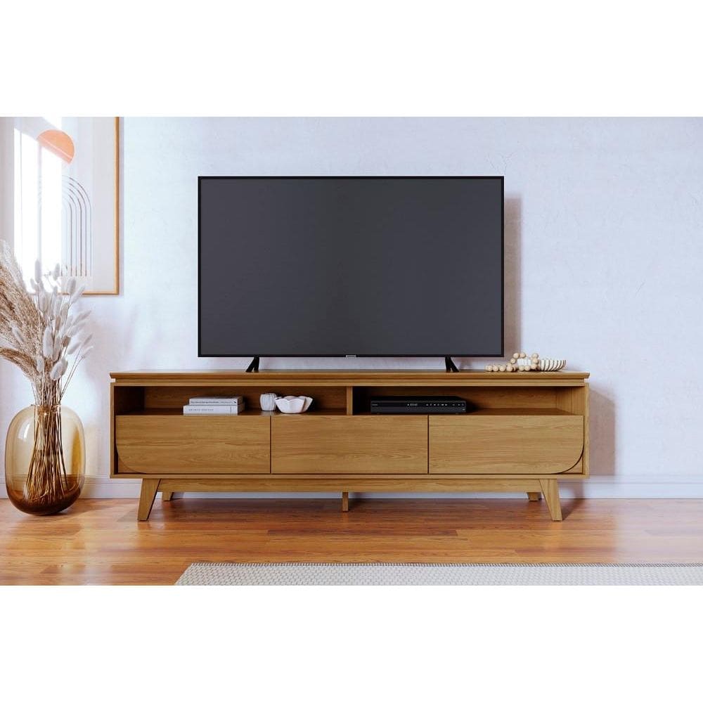 Rack Selene para TV de até 75 polegadas - Cumaru - Madetec