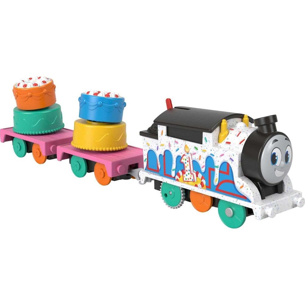 Trem de brinquedo motorizado Thomas & Friends Wobbly Cake há mais de 3 anos