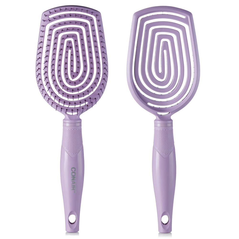 Escova de cabelo Conair Scalp Care, escova úmida desembaraçadora, cabelos encaracolados