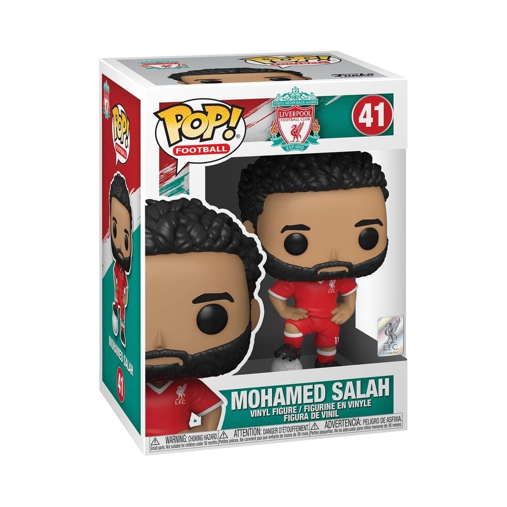 Brinquedo colecionável Funko POP Football Liverpool Mohamed Salah