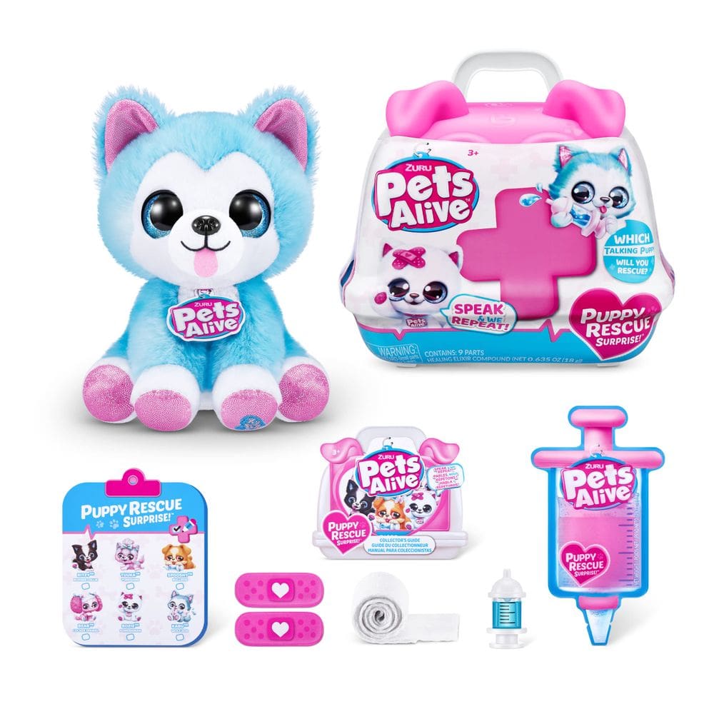 Brinquedo de pelúcia Pets Alive Pet Shop Surprise S3 Puppy Rescue