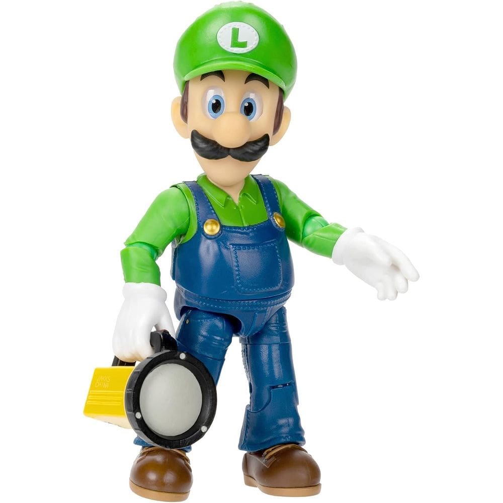 Boneco de ação THE SUPER MARIO BROS. FILME Luigi 12cm com lanterna