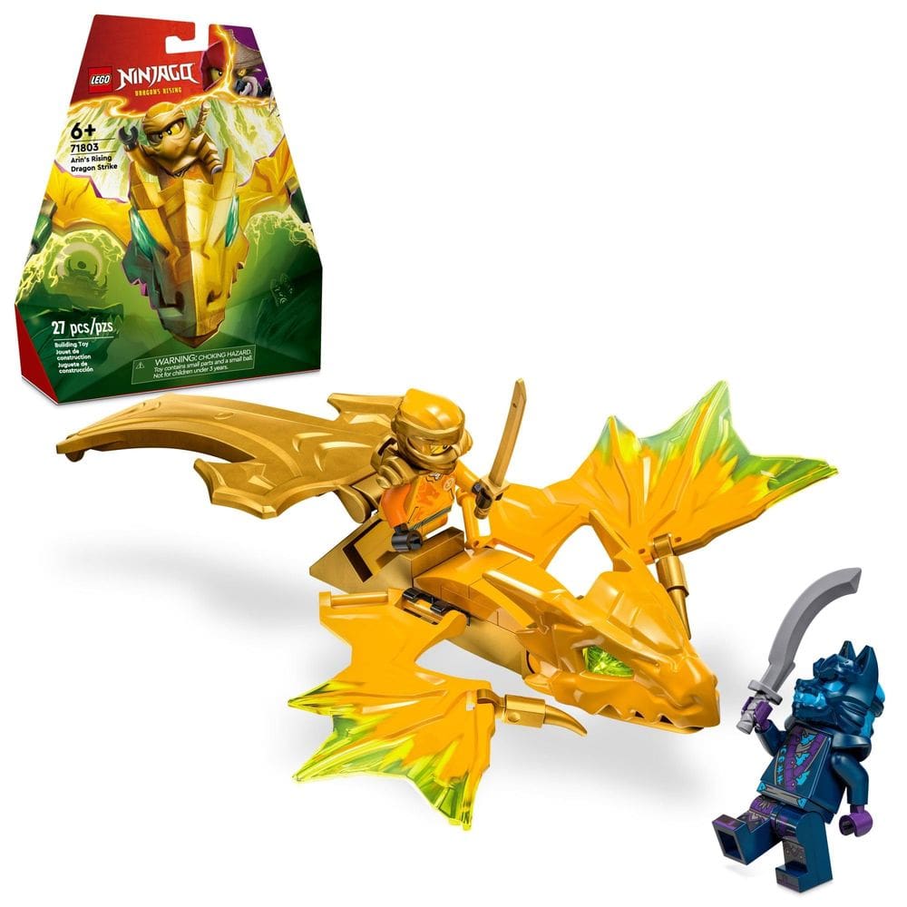 Brinquedo LEGO NINJAGO Arin`s Rising Dragon Strike com minifigura de Arin