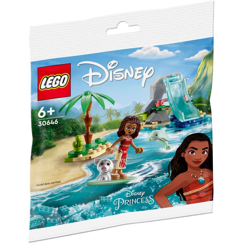 Brinquedo de blocos de construção LEGO Moana`s Dolphin Cave 47 peças