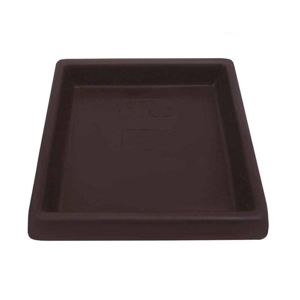 Prato Base Quadrado Para Vaso De Planta Em Polietileno 30 Cm