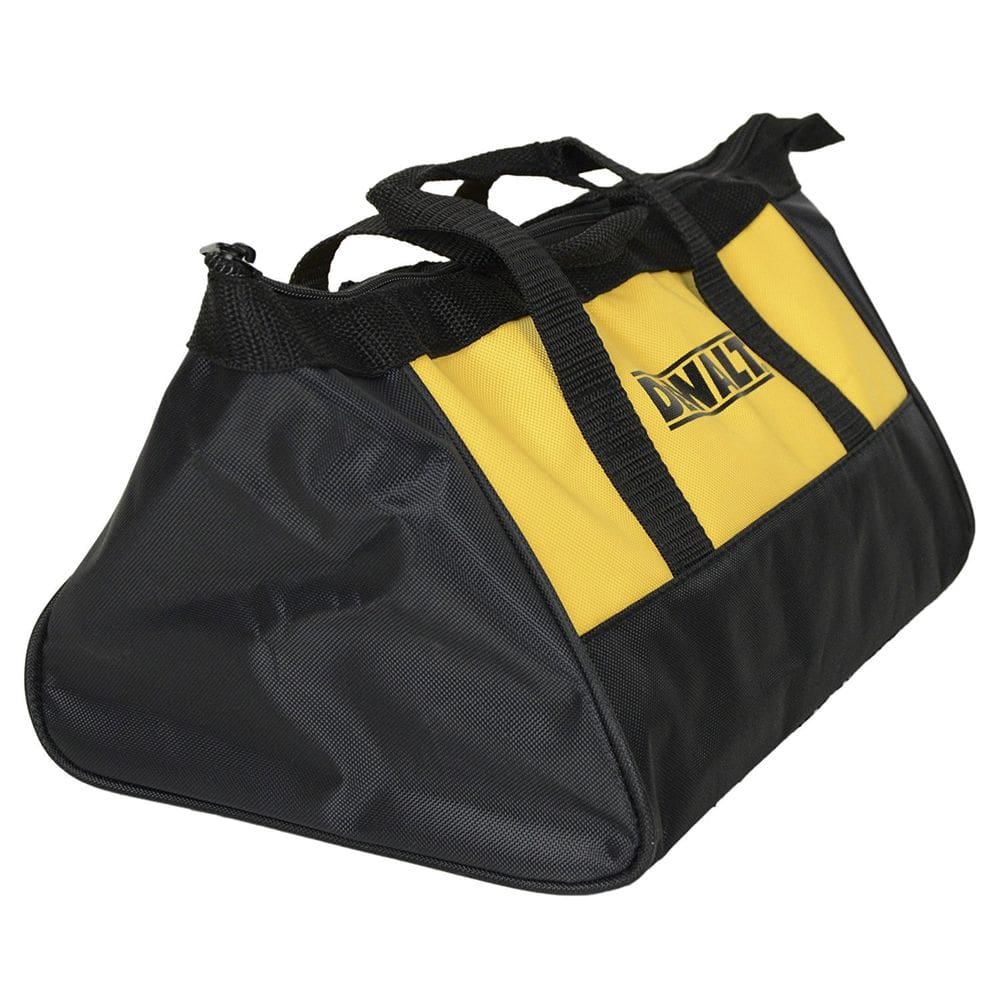 Bolsa de ferramentas DEWALT 12 polegadas preta Mini Soft com zíper de nylon balístico