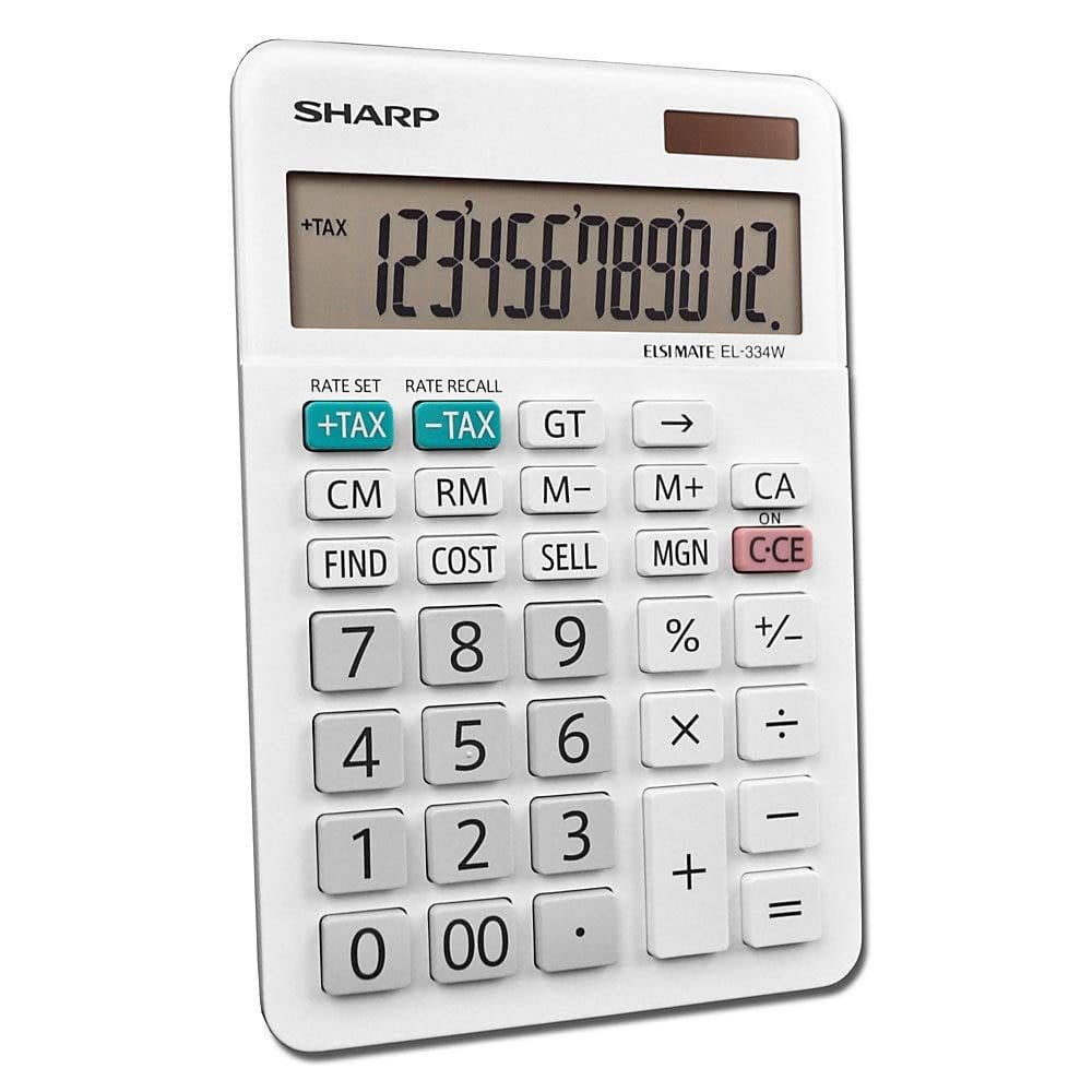 Calculadora de negócios Sharp EL-334WB White 4.0