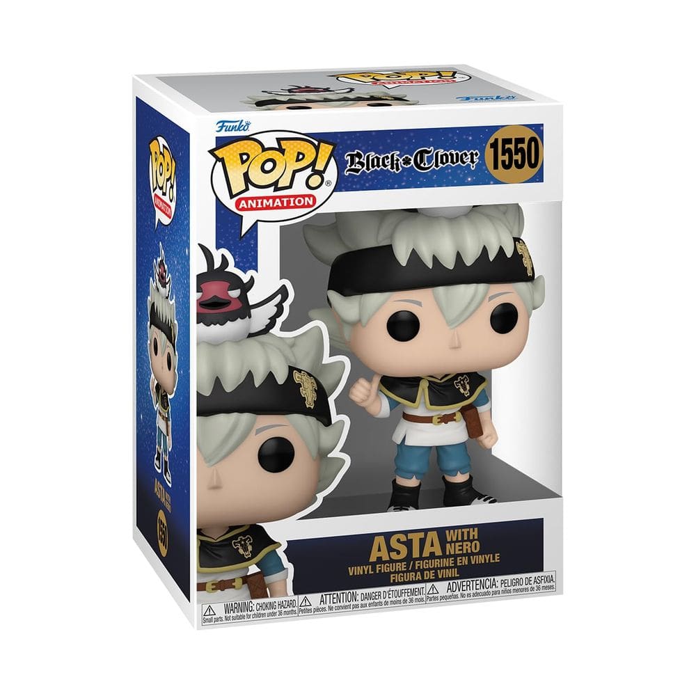 Figura Funko Pop! Animação Black Clover Asta com Nero