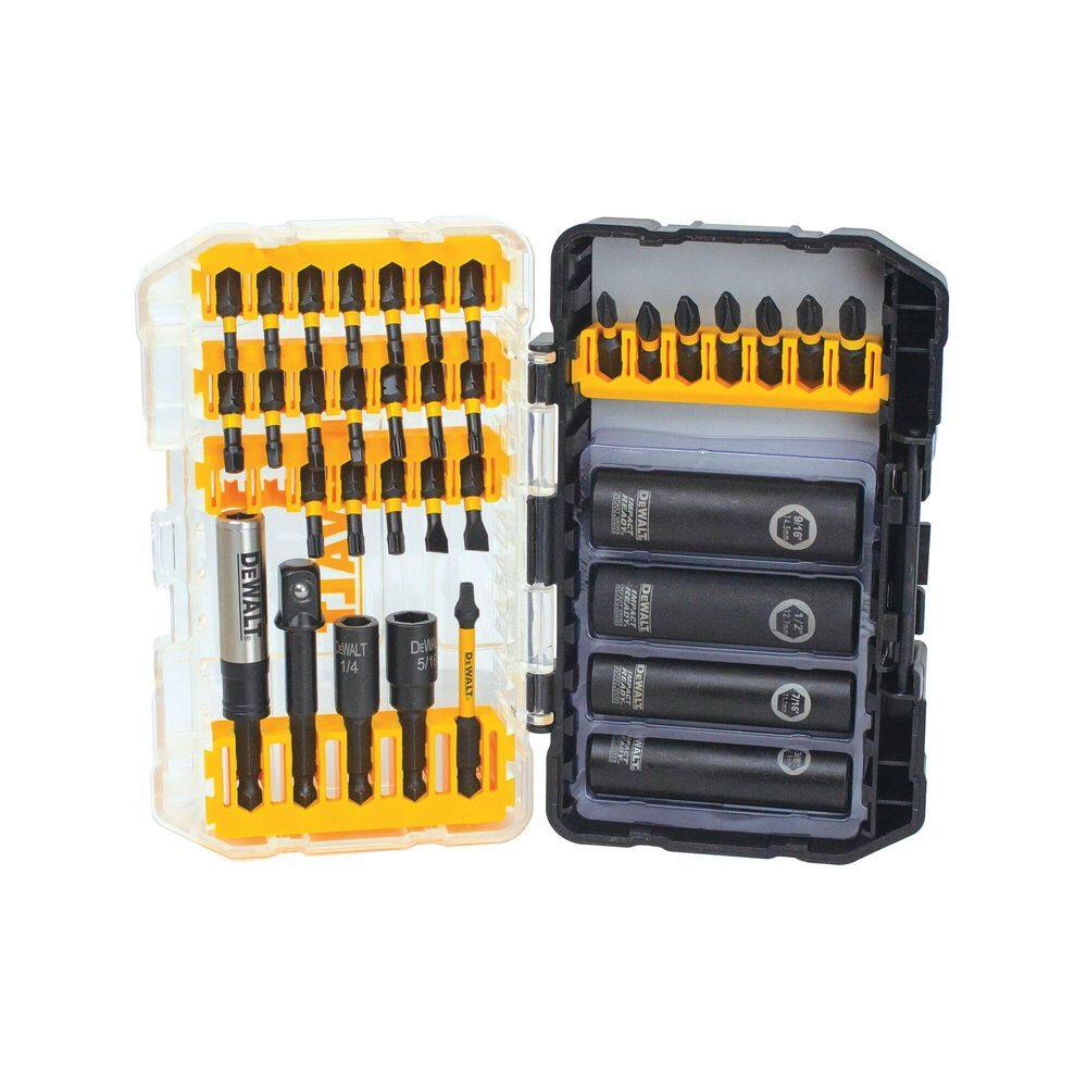 Conjunto de chaves de fenda DEWALT Impact Ready FlextorQ de 35 peças