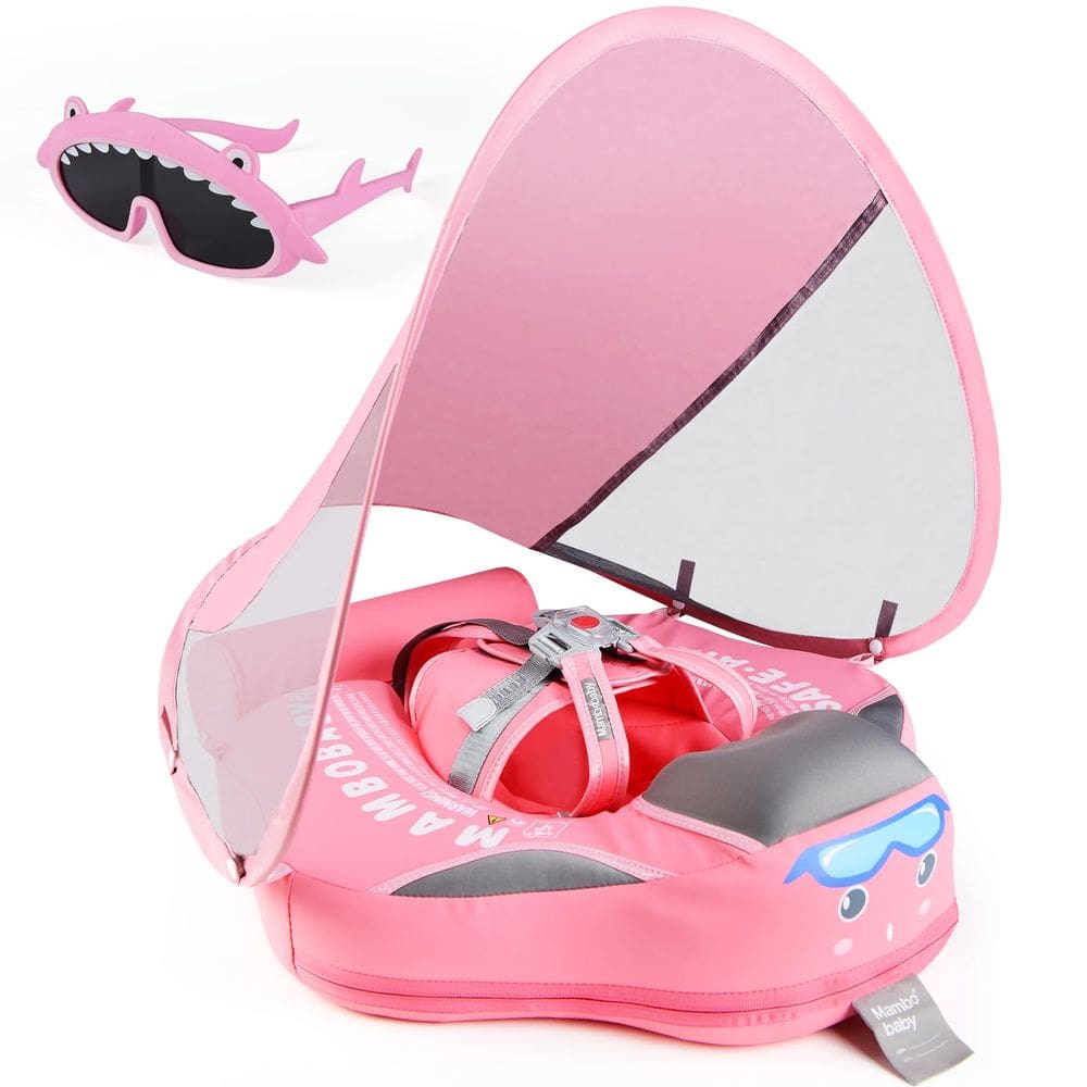 Baby Pool Float Joyooss Mambobaby com dossel de 0 a 36 meses