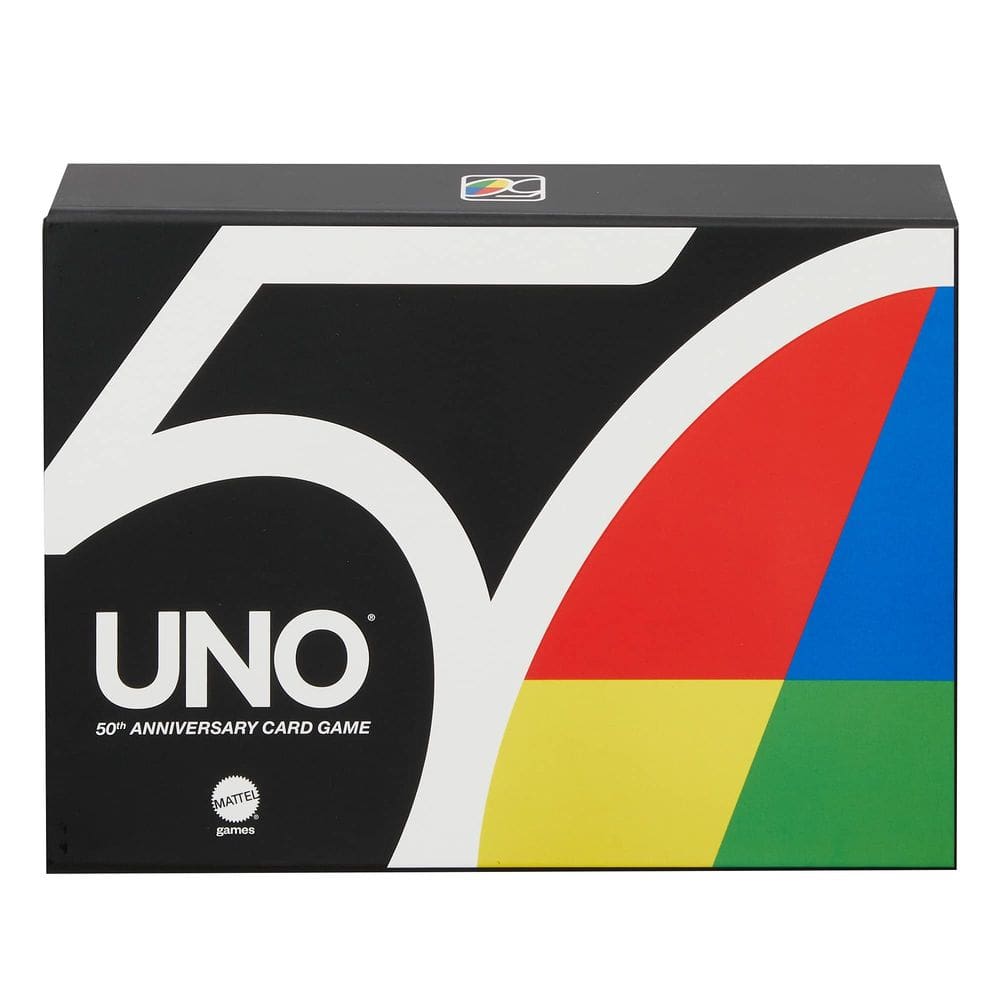 Jogo de cartas Mattel Games UNO 50th Premium Version Family 7+ Years