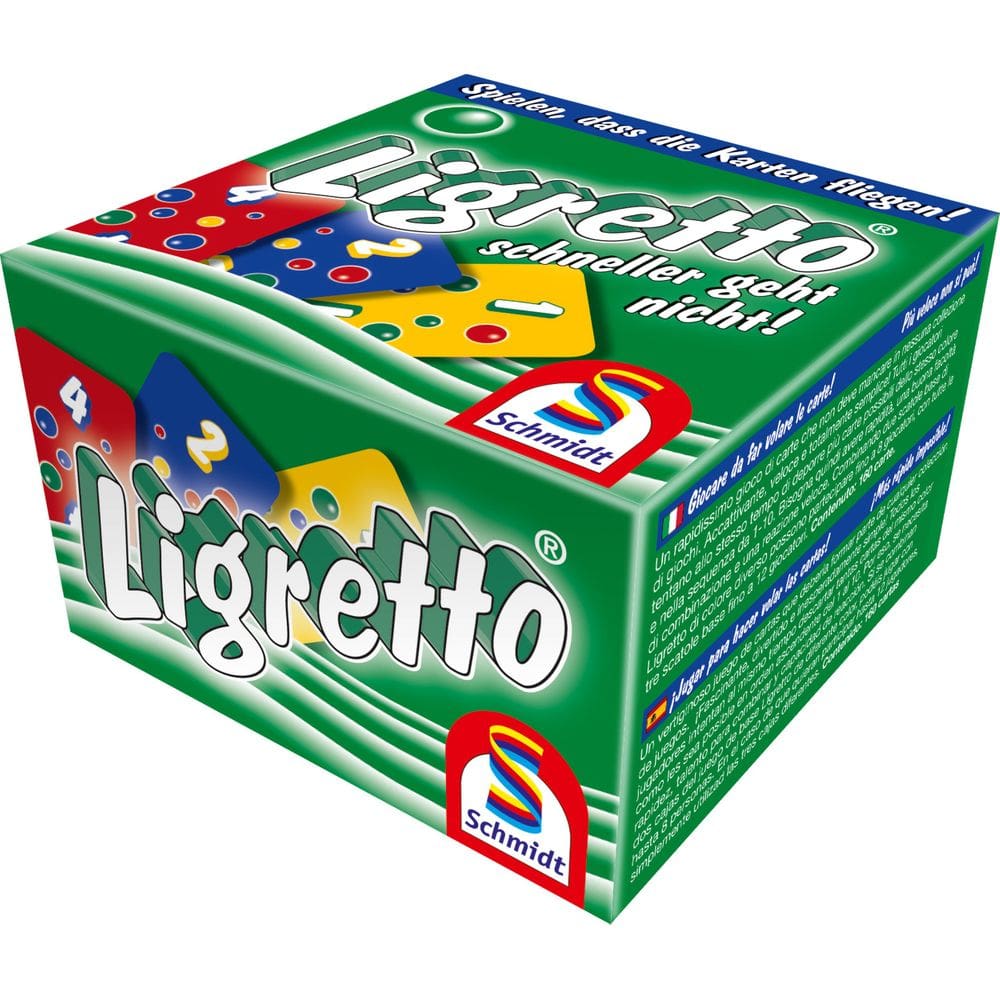 Jogo de Cartas Schmidt Spiele Green Ligretto 1201 8 a 18 anos