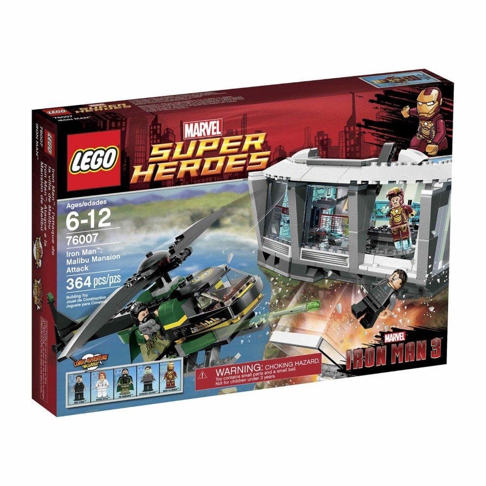 LEGO Super Heroes Homem de Ferro Malibu Mansion Attack 76007