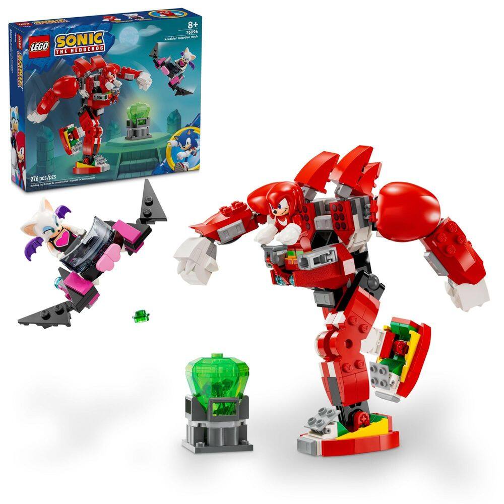 Conjunto de brinquedos de construção LEGO Sonic The Hedgehog Knuckles` Guardian Mech 76996