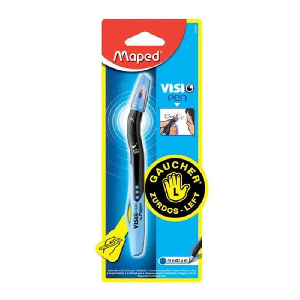 Caneta Esferográfica Para Canhoto Vision Pen Azul Maped 3201