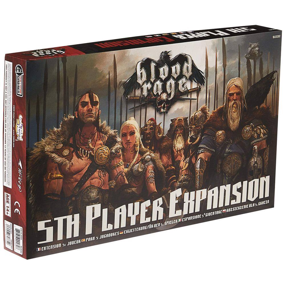 Jogo de Tabuleiro CMON Blood Rage 5th Player Board Game Expansão com Viking - 2 a 4 Jogadores +14 anos