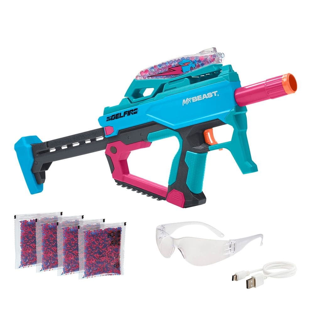Blaster Nerf Pro Gelfire X MrBeast Full Auto com 20.000 cartuchos