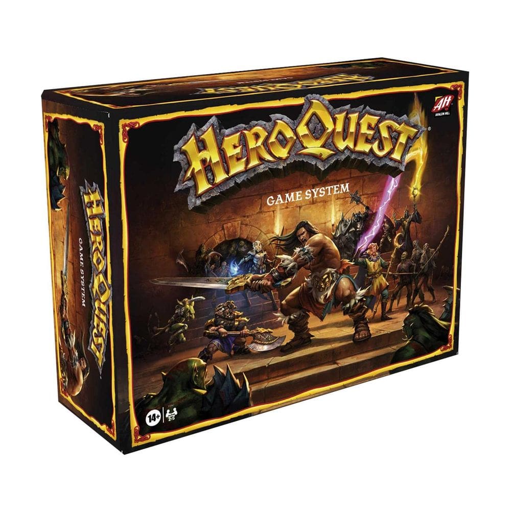 Jogo de tabuleiro de mesa Avalon Hill HeroQuest Game System