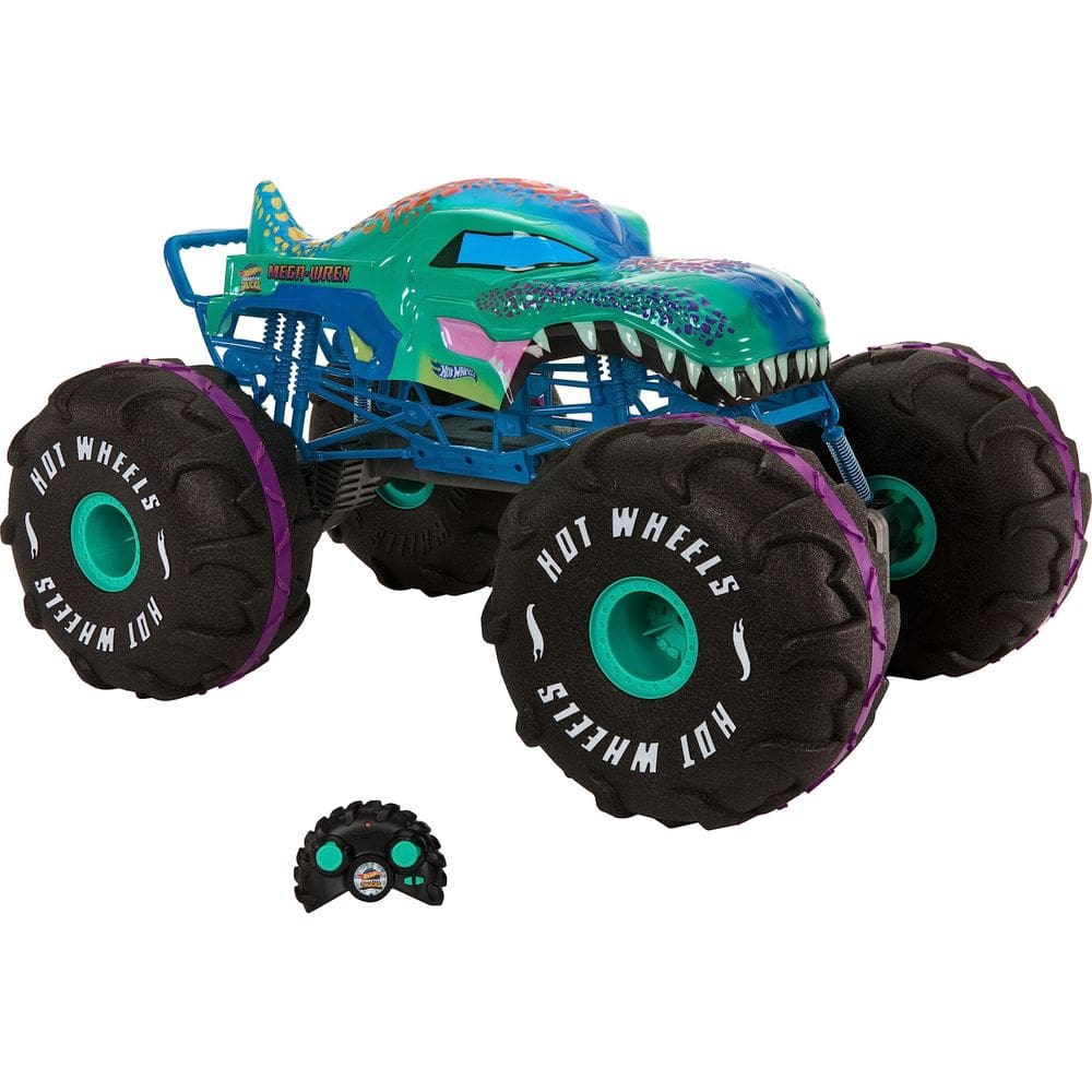 Caminhão de brinquedo com controle remoto Hot Wheels RC Monster Trucks