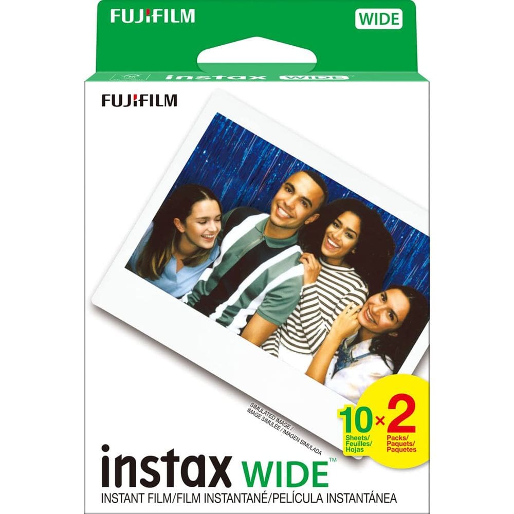 Filme instantâneo Fujifilm Instax Wide Twin Pack - 20 exposições