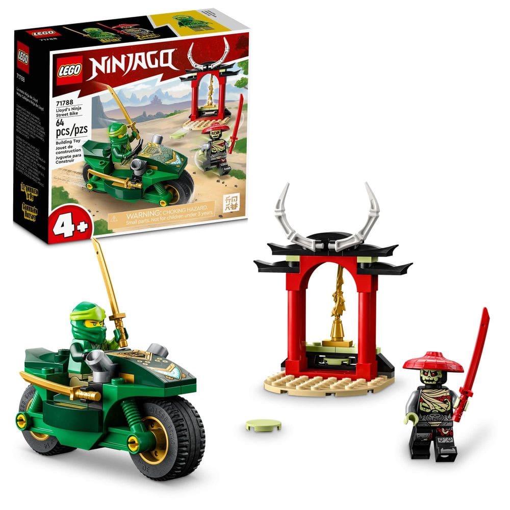 Brinquedo de construção LEGO NINJAGO Lloyd`s Ninja Street Bike 71788