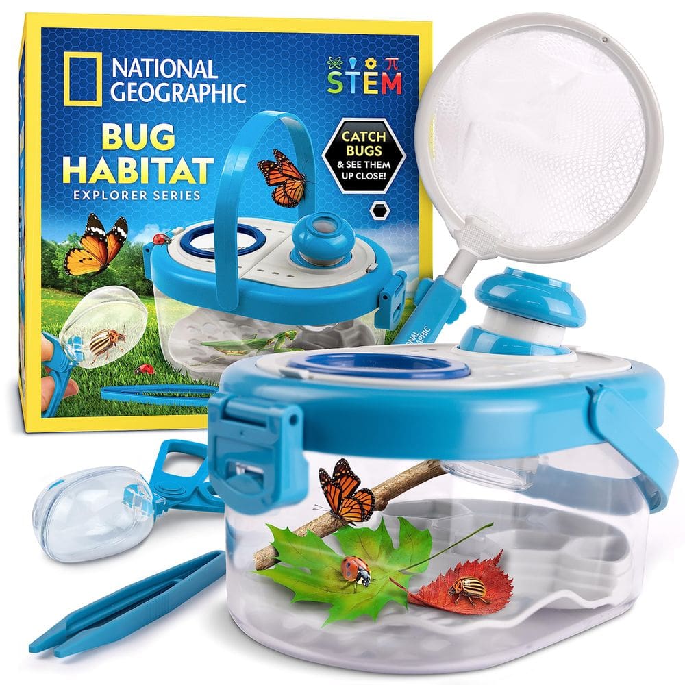 Kit de captura de insetos National Geographic Kids com lupa e guia
