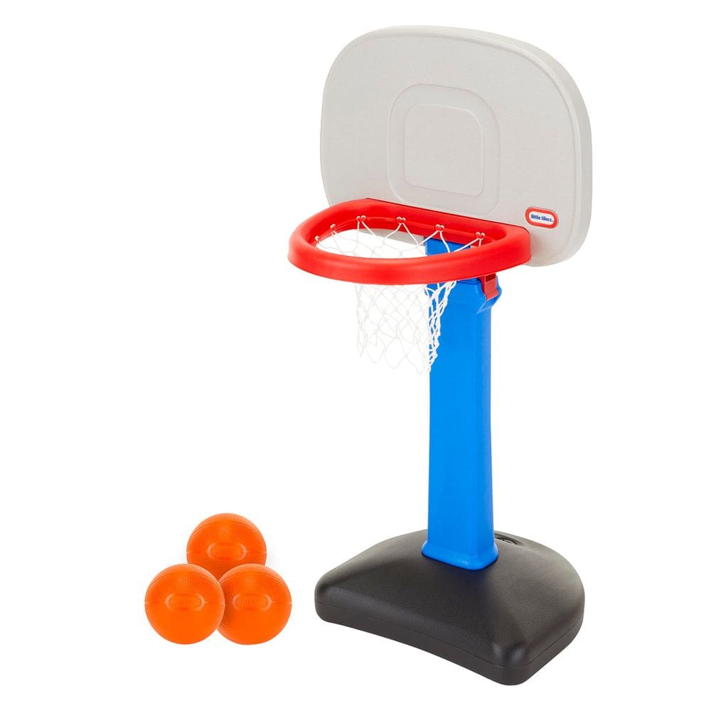Conjunto de basquete Little Tikes Easy Score Blue com 3 bolas de 1,5 a 5 anos