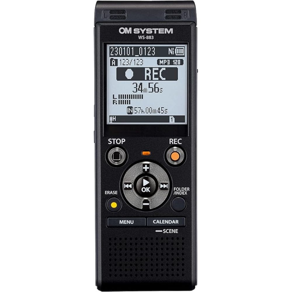 Gravador de voz digital OM SYSTEM OLYMPUS WS-883 8GB
