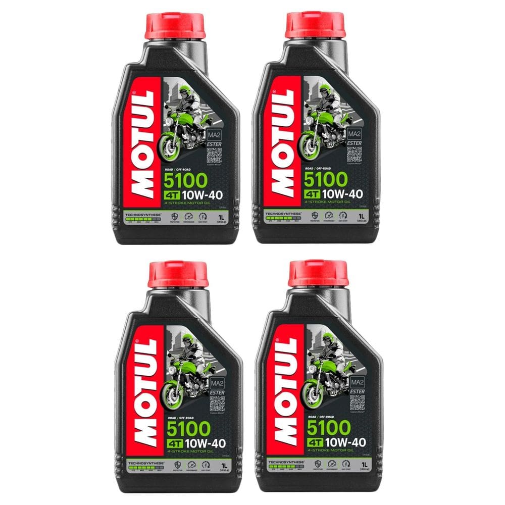 Troca Óleo 4x Motul 5100 10-w40 Road Of-road Ma2