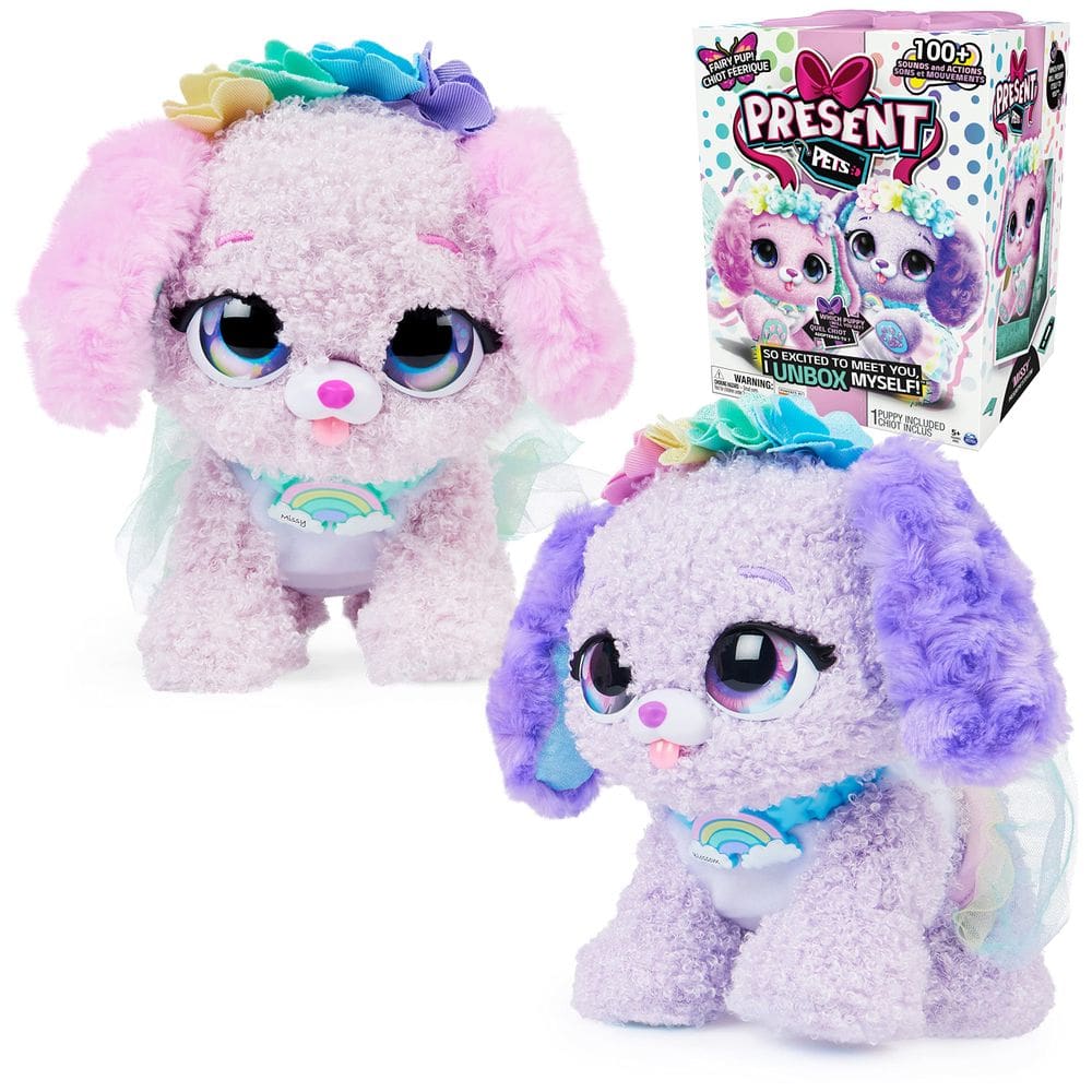 Brinquedo de pelúcia Surprise Interactive Present Pets Fairy Puppy