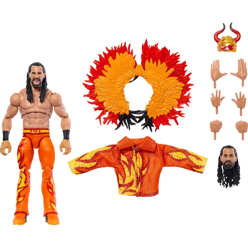 Boneco de ação Mattel WWE Ultimate Edition Seth Rollins