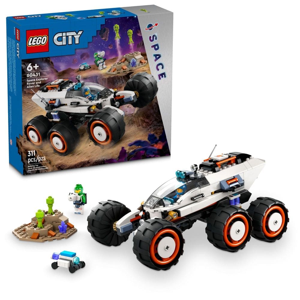 Brinquedo LEGO City Space Explorer Rover com minifiguras 60431
