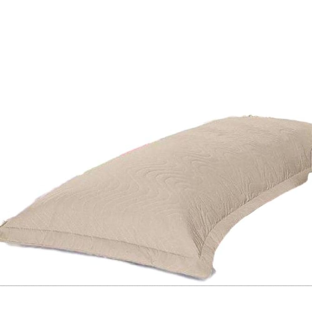 Fronha Para Travesseiro de Corpo Xuxão Matelado Cáqui